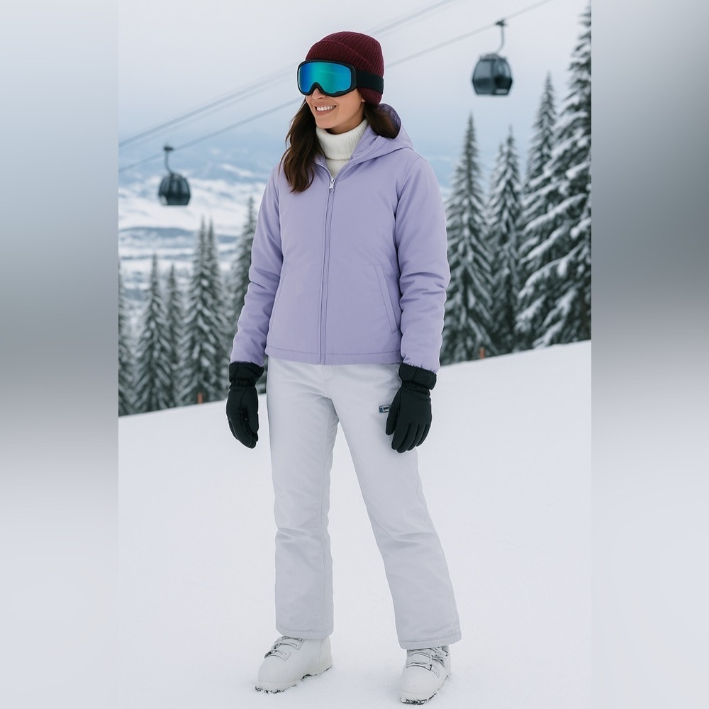 Fera Skiwear Womenâs Insulated Nylon Snow Pants Sz 10 (Good Condition)